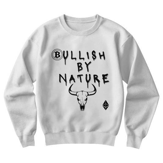 Bullish Energy Crewneck - White