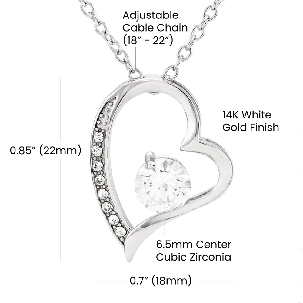 EndlessLove™ - Cubic zirconia stone pendant