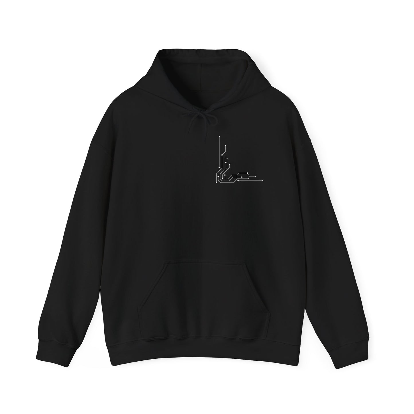 Moonbound Ledger Hoodie — Minimal Lunar Line Art Pullover