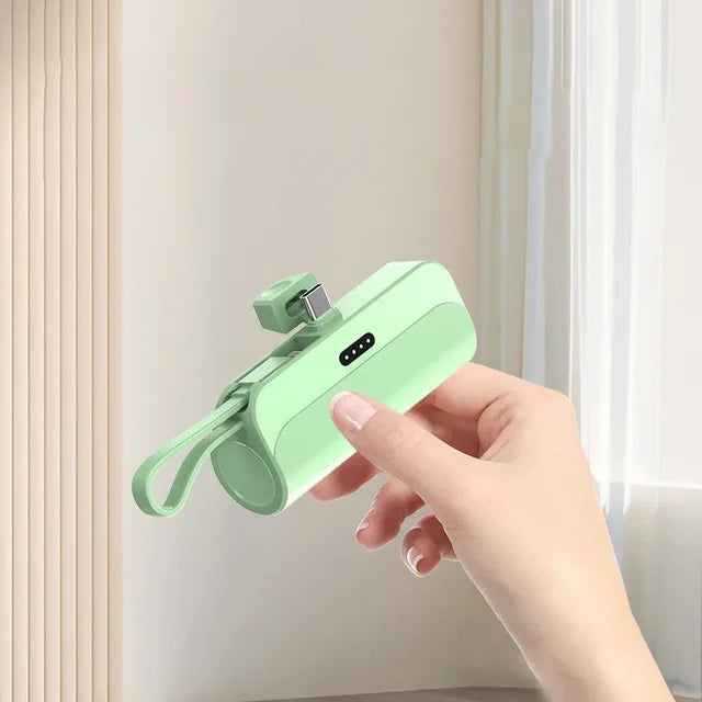 Sexyiness™ Mini Capsule Power Bank 10000 mAh for iPhone/ Type-c