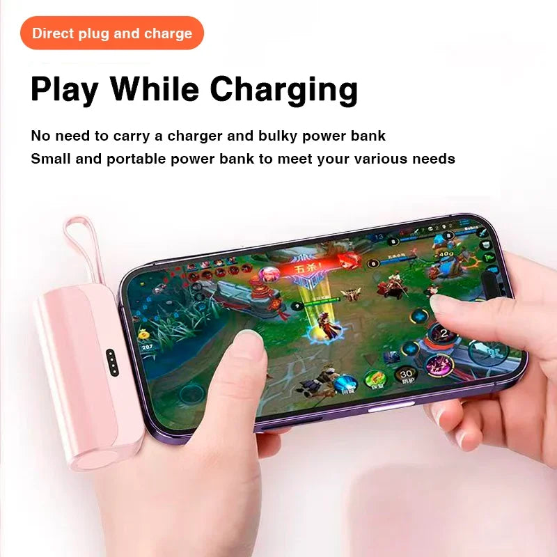 Sexyiness™ Mini Capsule Power Bank 10000 mAh for iPhone/ Type-c