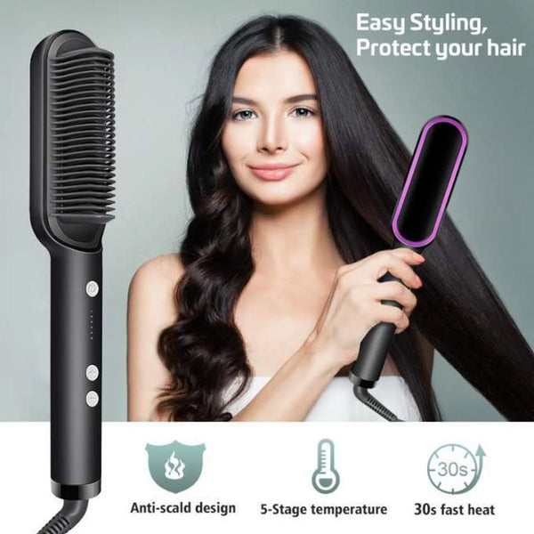 GlamSmooth™ Pro - Straightener/Brush