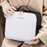 Niceland™ Leather Cosmetic Case with LED Mirror