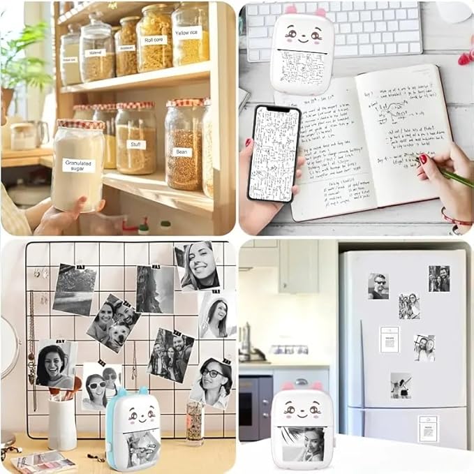PrintEase™ Mini Printer - Bluetooth compatible/ Thermal