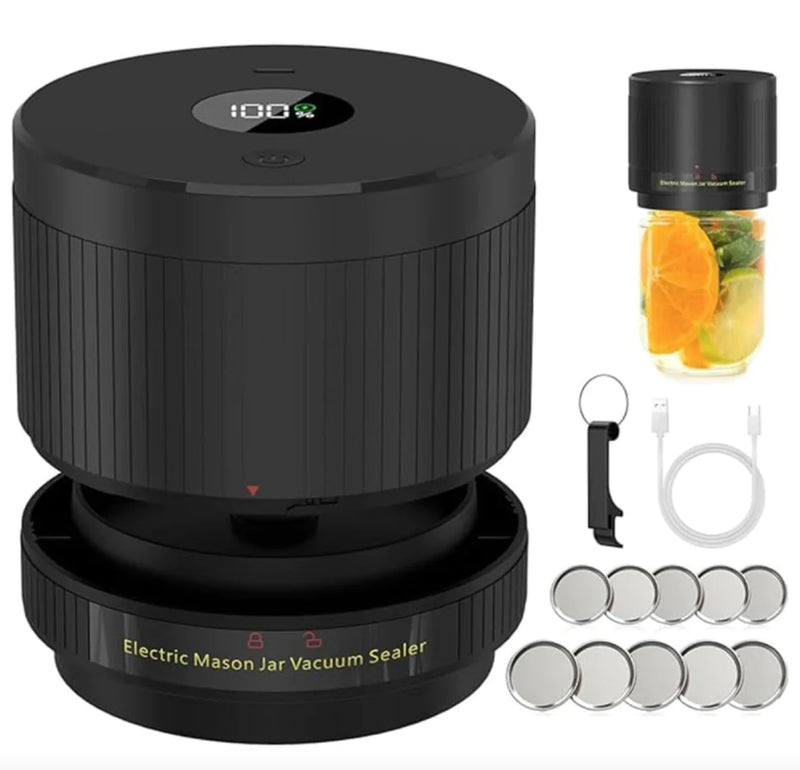 SealMaster™ - Electric Mason Jar Vacuum Sealer Kit