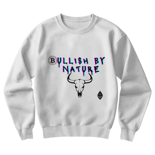 Bullish Energy Crewneck - White