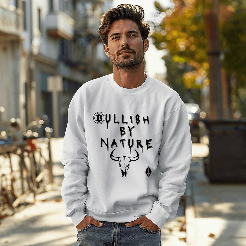 Bullish Energy Crewneck - White
