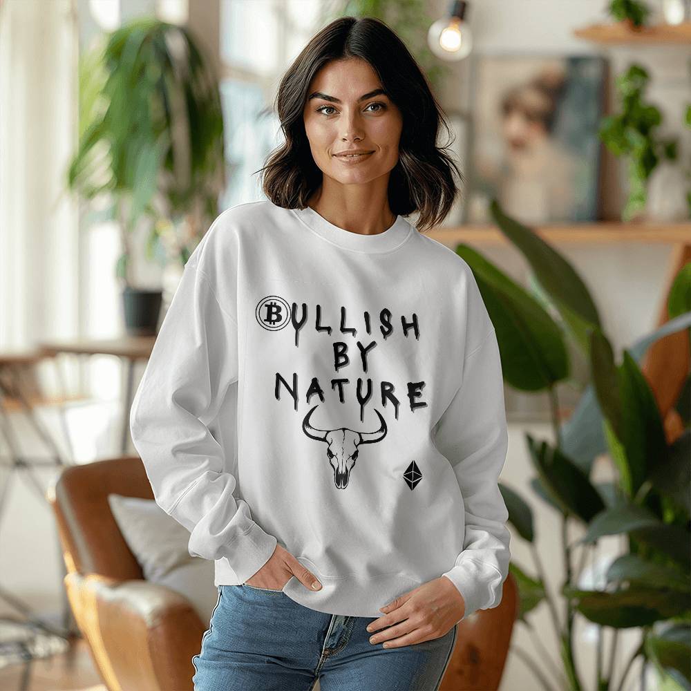 Bullish Energy Crewneck - White