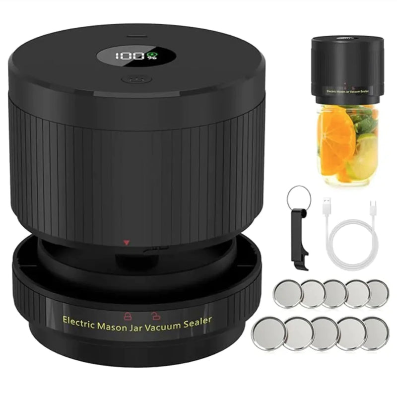 SealMaster™ - Electric Mason Jar Vacuum Sealer Kit