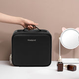 Niceland™ Leather Cosmetic Case with LED Mirror